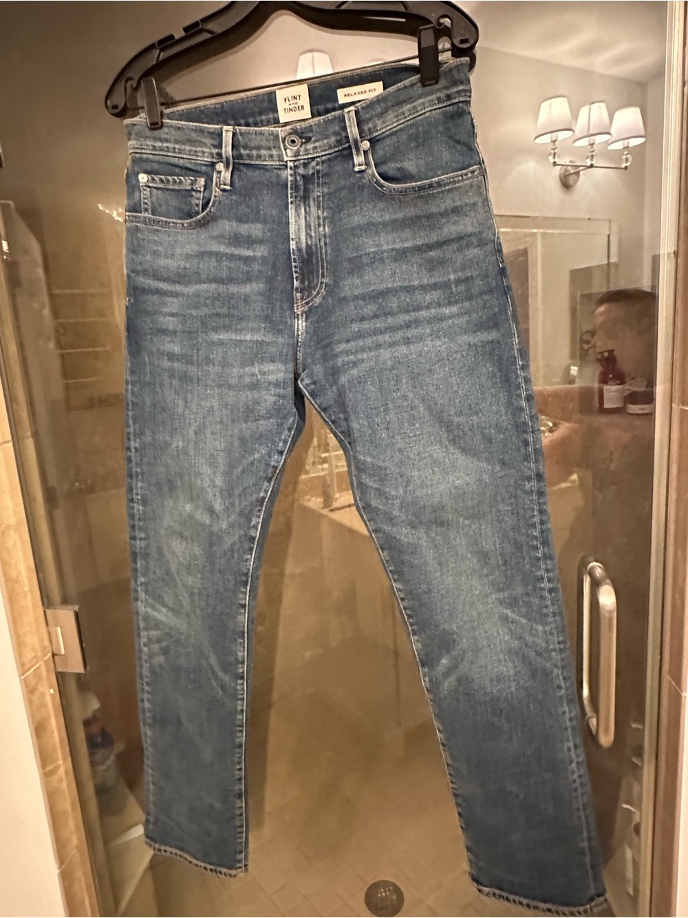 Flint & Tinder Men's Relaxed Jeans - Blue
